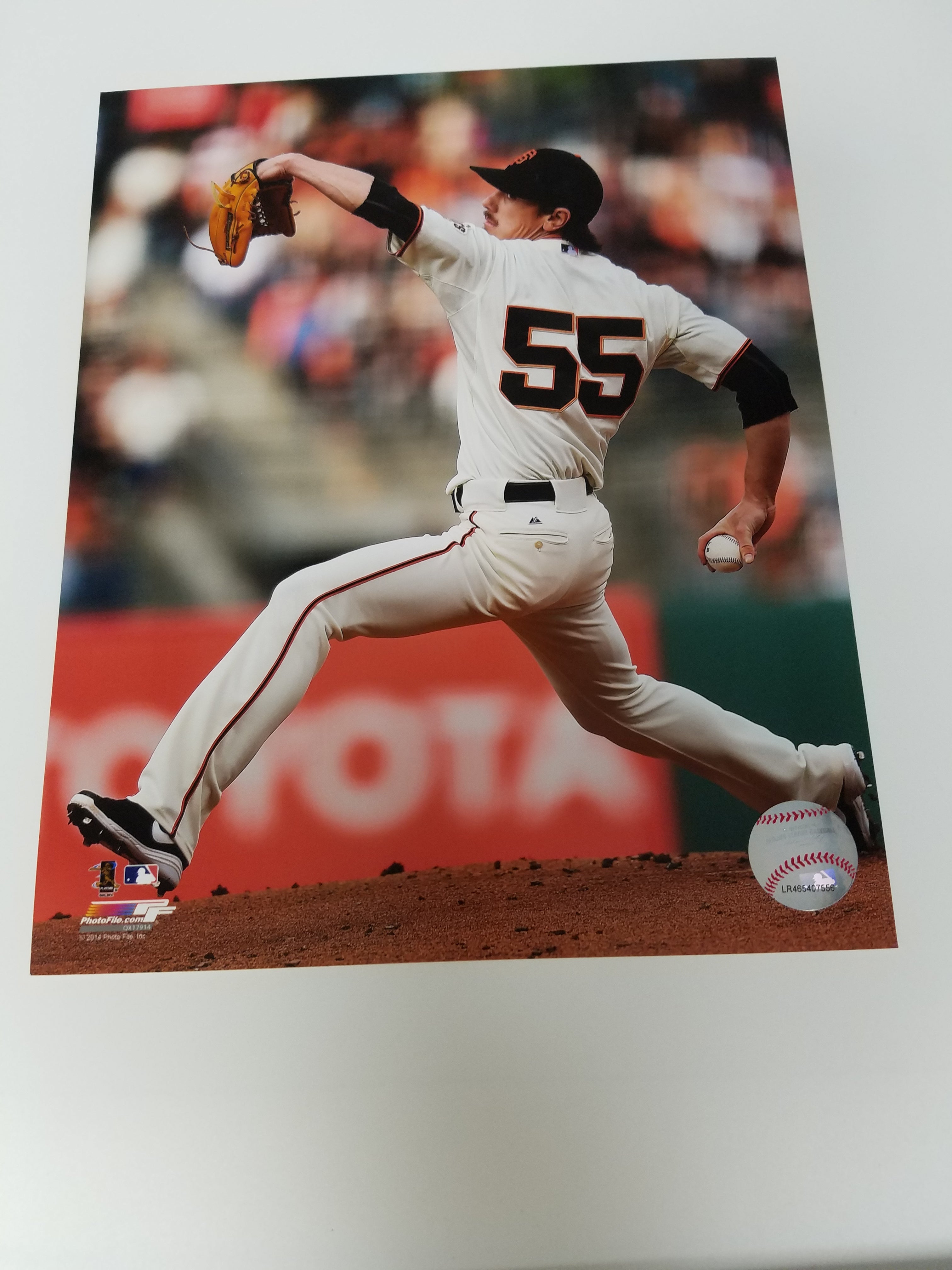 Tim Lincecum San Francisco Giants LICENSED 8x10 Baseball Photo