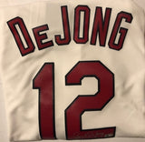 Paul DeJong Autographed Cardinals Replica Jersey #12