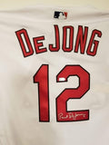 Paul DeJong Autographed St. Louis Cardinals Authentic White Home Jersey