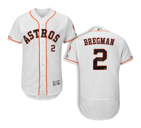 Alex Bregman Autographed White Authentic Houston Astros Jersey