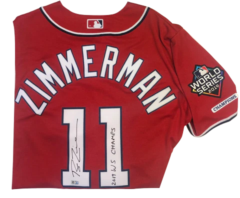 Ryan zimmerman autographed 2024 jersey