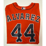 Yordan Alvarez Autographed Orange Astros Replica Jersey