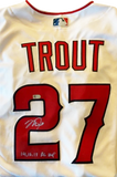 Mike Trout Autographed LA Angels  Jersey with "14, 16, 19 AL MVP" Inscription