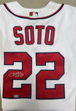 Juan Soto Autographed Authentic Washington Nationals White Jersey