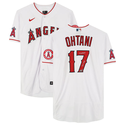Shohei Ohtani Autographed "Shotime" Authentic Home White Angels Jersey - Kanji Signature Limited Edition of 17