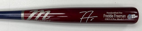 Freddie Freeman Autographed Cherry Marucci Game Model Bat - Beckett Authenticated