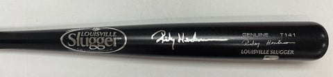Rickey Henderson Autographed Game Model Louisville Slugger Bat