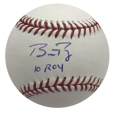 Buster Posey "10 ROY" Autographed Baseball