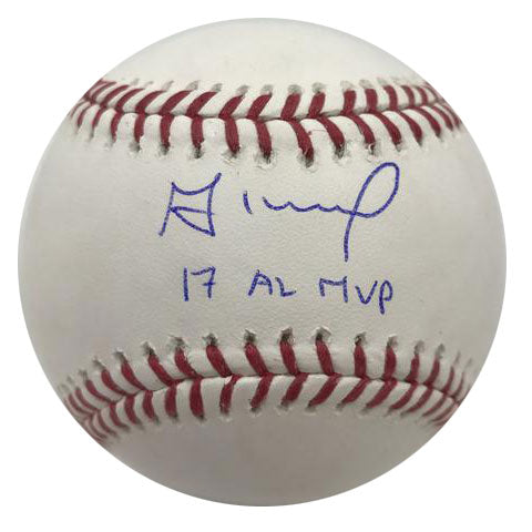 Jose Altuve "17 AL MVP" Autographed Baseball