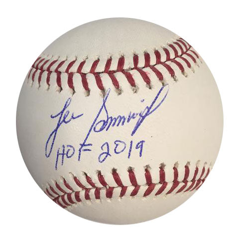 Lee Smith Autographed Baseball with "HOF 2019" Inscription