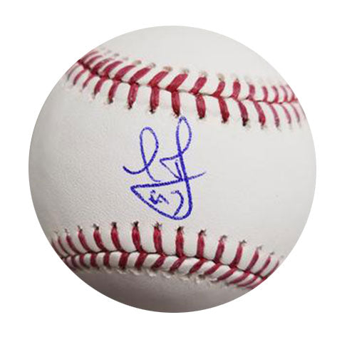 Leody Taveras Autographed Rawlings Official Major League Baseball