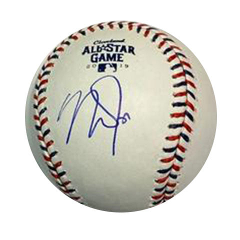 Mike Trout Autographed 2019 All Star Game Logo Baseball