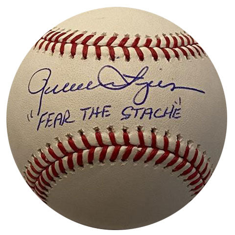 Rollie Fingers Autographed Rawlings Official Major League Baseball with "Fear the Stache" Inscription