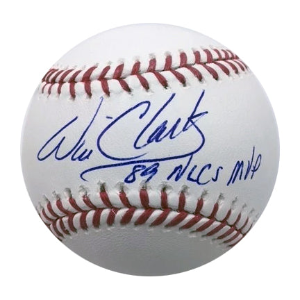 Will Clark "89 NLCS MVP" Autographed Baseball