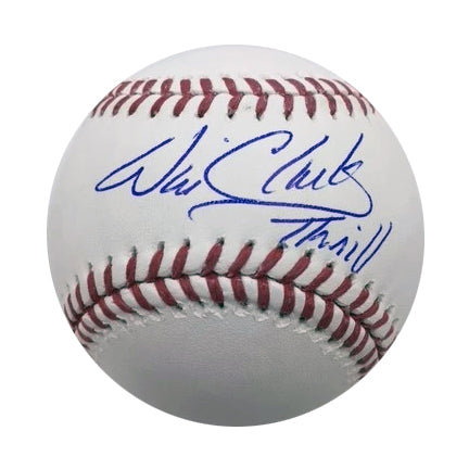Will Clark Autographed Rawlings Official Major League Baseball with "Thrill" Inscription