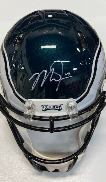 Mike Trout Autographed Authentic Green Elite Philadelphia Eagles