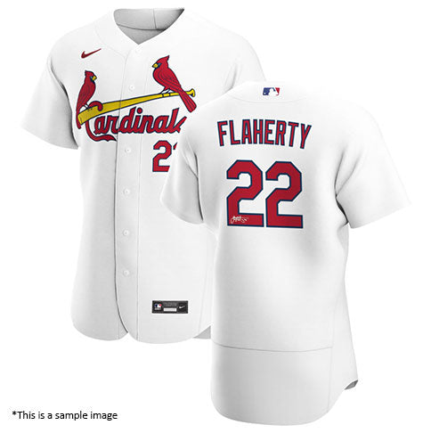 Jack Flaherty Autographed White St. Louis Cardinals Replica Jersey