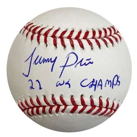 Jeremy Pena Autographed "2022 WS Champs" Baseball