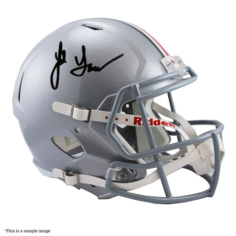 Jack Sawyer Autographed Ohio State Full-Size Helmet