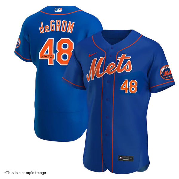 Jacob deGrom 18-19 NL CY Signed Authentic Mets Nike Jersey MLB Holo Fanatics