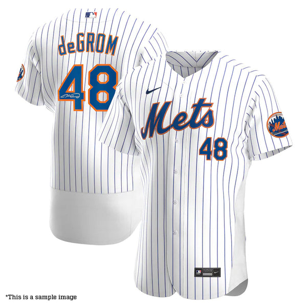 Jacob DeGrom New York Mets Autographed White Majestic Authentic Jersey with  Multiple Inscriptions - Limited Edition of 18