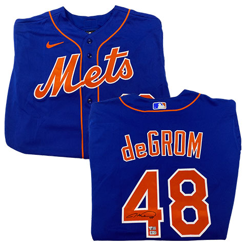 degrom signed jersey