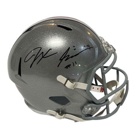 Jaxon Smith-Njigba Autographed Ohio State Full Size Replica Helmet
