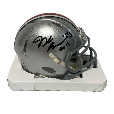 Jaxon Smith-Njigba Autographed Ohio State Mini Helmet