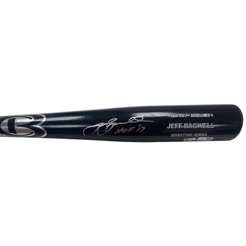 Jeff Bagwell Autographed "HOF 17" Name Model Cooperstown Bat