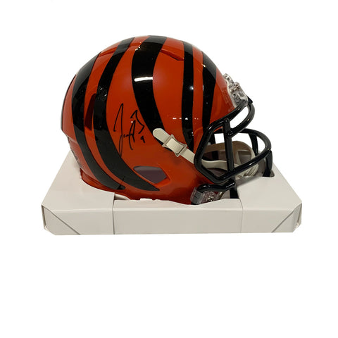 Joe Burrow Autographed Bengals Mini Football Helmet