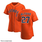 Jose Altuve Autographed "17 AL MVP" Authentic Orange Jersey