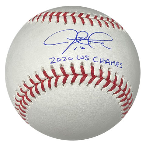 Justin Turner signed autographed baseball jersey