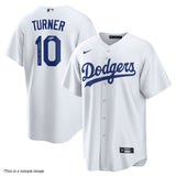 Justin Turner Autographed "2020 WS Champs" White Replica Dodgers Jersey