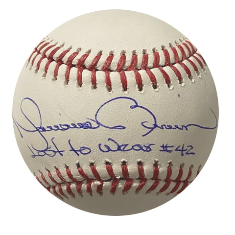 Mariano Rivera Autographed "Last to Wear 42" Baseball