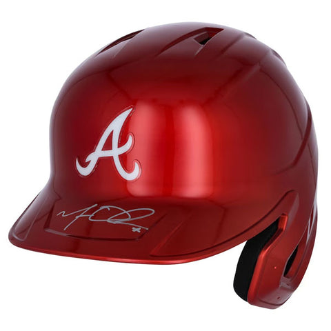 Matt Olson Autographed Braves Alternate Chrome Batting Helmet