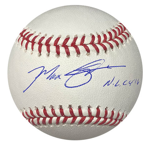 Max Scherzer Autographed ROML  Baseball with "2016 NL Cy Young" Inscription