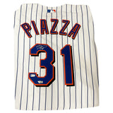 Mike Piazza Autographed Mets Mitchell & Ness Pinstripe Authentic Jersey