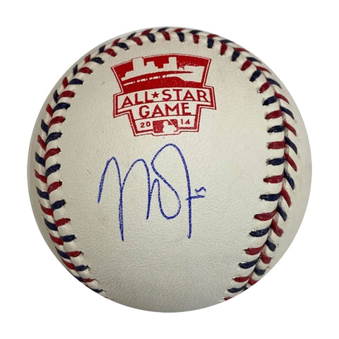 Mike Trout Autographed 2014 ASG Logo Baseball