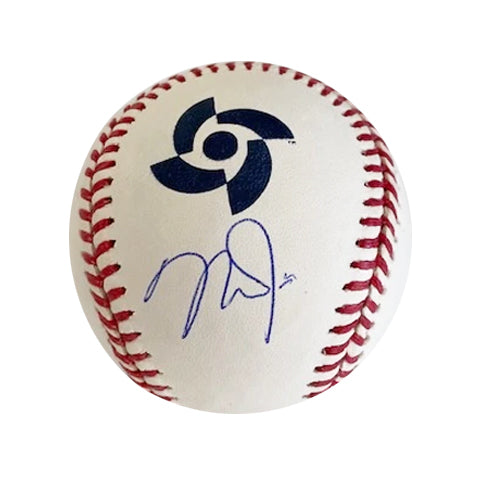 Mike Trout Autographed 2023 WBC Logo Baseball