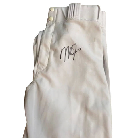 Mike Trout Autographed Baseball Pants - Trout Home Collection