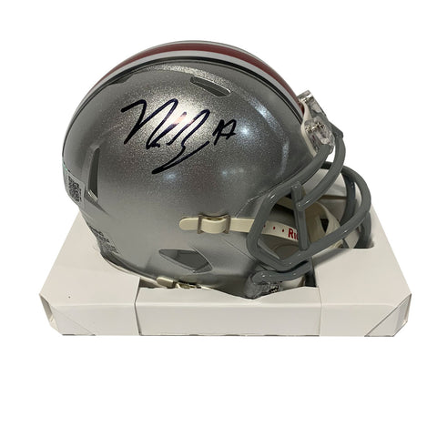 Nick Bosa Autographed Ohio State Mini Helmet