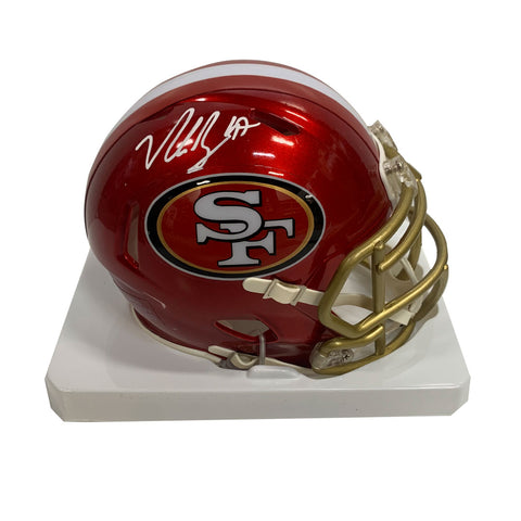 Nick Bosa Autographed SF 49ers Flash Mini Helmet