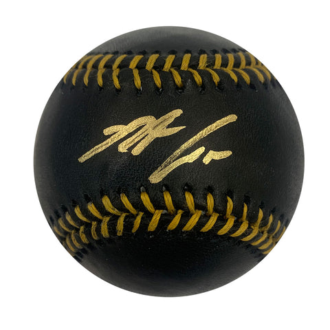 Nolan Arenado Autographed Black Baseball