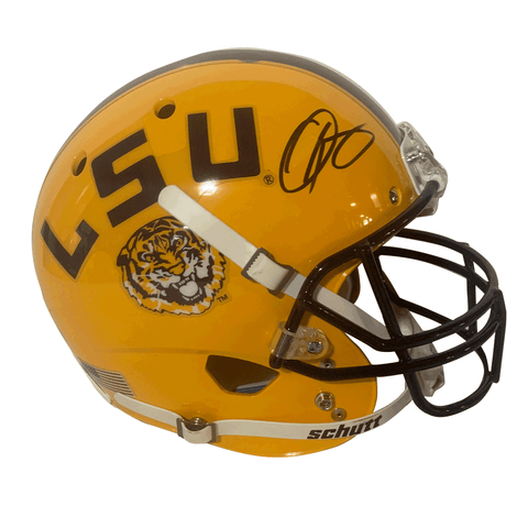 Odell Beckham Jr. Autographed LSU Full-Size Replica Football Helmet