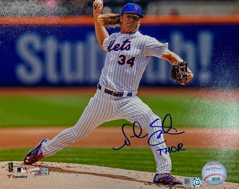 Noah Syndergaard Autographed "Thor" 8x10
