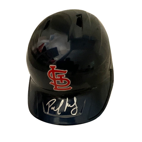 Paul Goldschmidt Autographed Cardinals Navy Batting Helmet