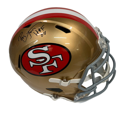Ronnie Lott Autographed "HOF 2000" SF 49ers Full Size Helmet