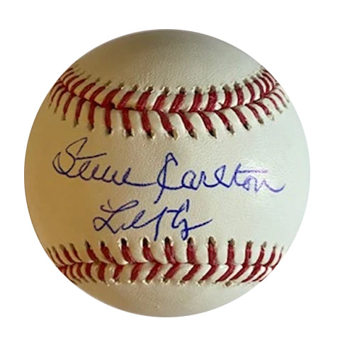 Steve Carlton Autographed Baseball