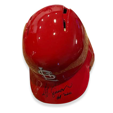 Ted Simmons Autographed St. Louis Cardinals Batting Helmet with "HOF 2020" Inscription