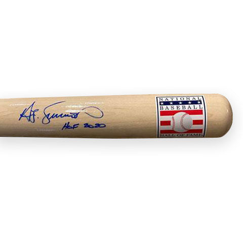 Ted Simmons Autographed "HOF 2020" HOF Logo Bat (MLAM Authentication)
